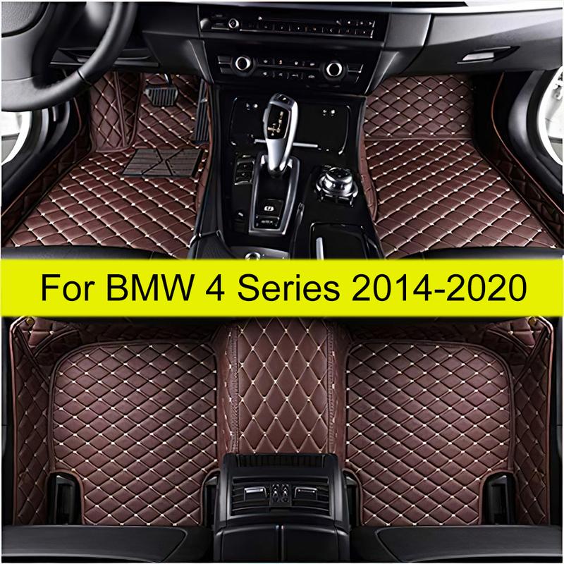 Car floor mats for BMW 4 series Convertible CoupeCabriolet 2014 2015 2016 2017 2018    auto foot Pads automobile