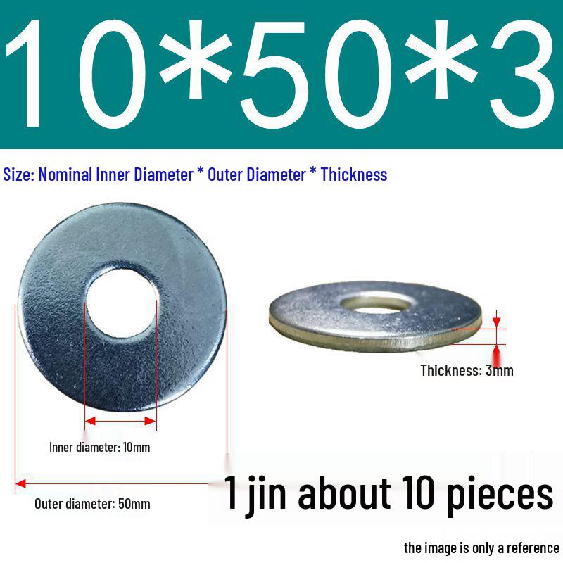 Galvanized Oversized Metal Washers M3-M60
