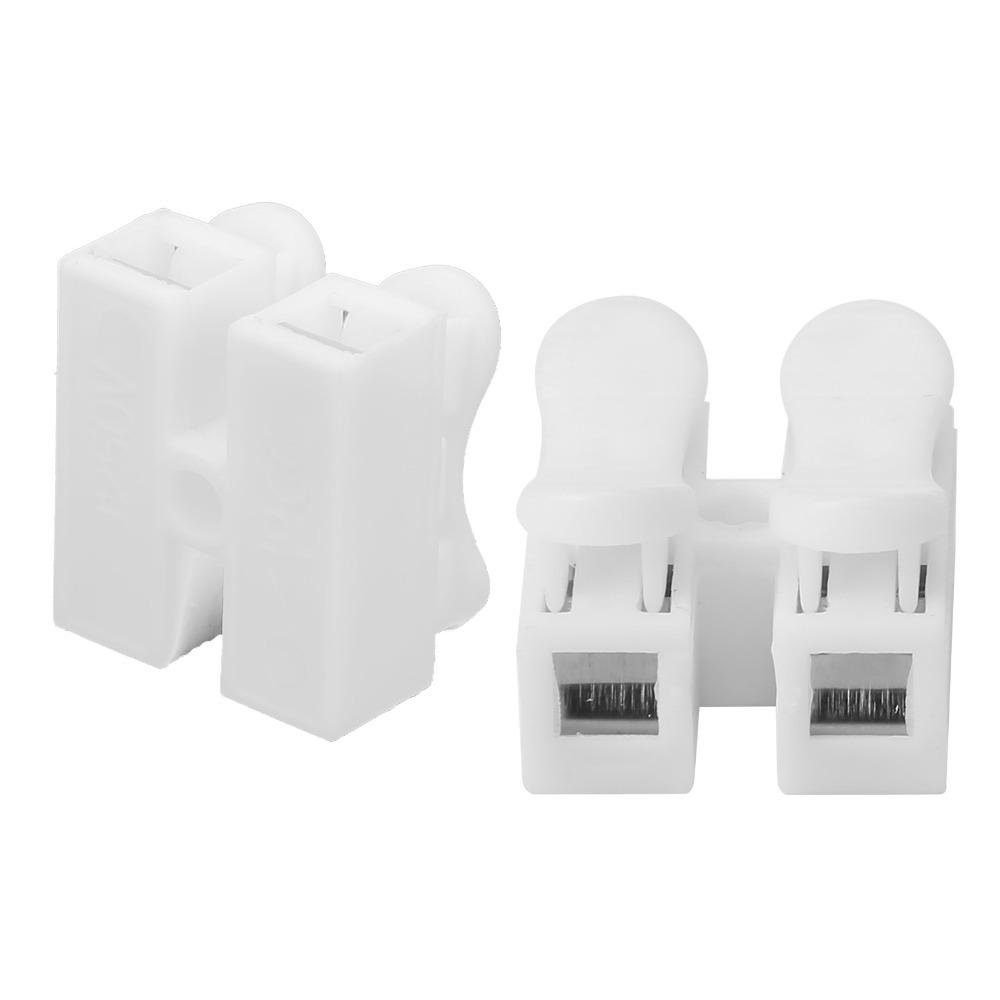 100Pcs CH-2/CH-3 Spring Connector 250V 10A Press Terminal  Electrical Applications