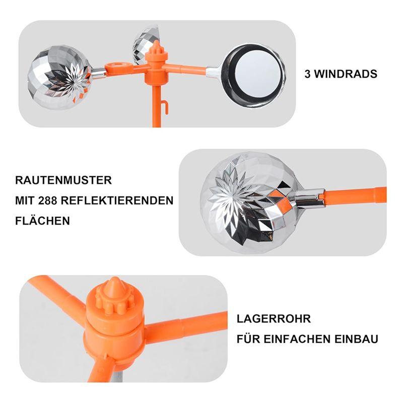 M-Modern-Pigeon Deterrent,Bird Deterrents For Outside Patio,Reflective Bird Deterrent For Garden,Roof & Balcony