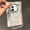 Magnetic Clear Phone Case for Xiaomi Redmi Note 17 Pro Max 5G Card Insert DIY Photo Holder Soft TPU Cover