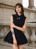 Ärmelloses Mini-Schmal geschnittenes Damenkleid im europäischen & amerikanischen Stil, Frühjahr 2025 - High-End Mode