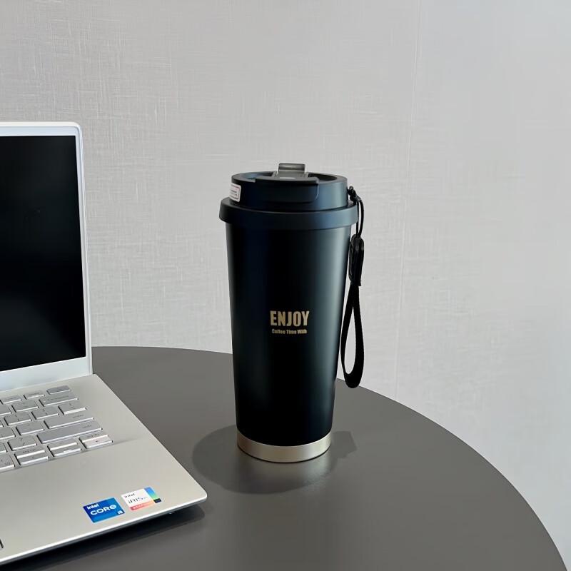 

Lilang Dual-Drink Stainless Steel Coffee Thermos with Straw