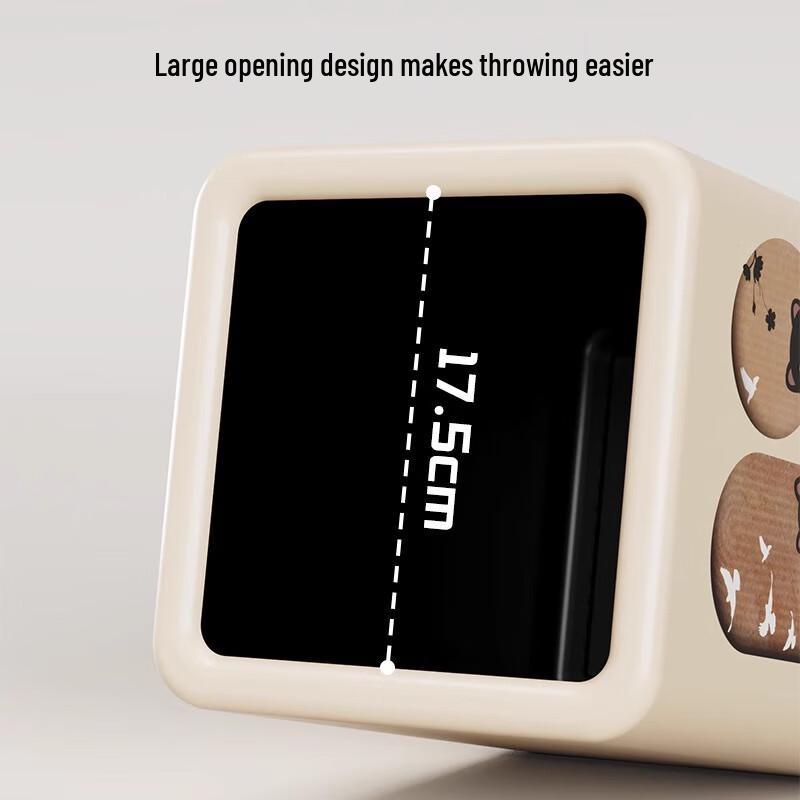 Li Xin Household Trash Can with Wheels