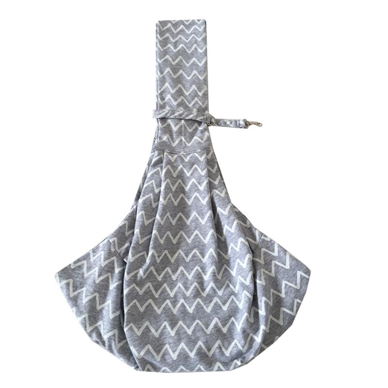 

Medium Single-Shoulder Dog & Cat Sling Backpack: Breathable, Lightweight, Striped Design for Pets up to 13 Jin 60*30 Single Shoulder Bag