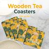 Tea Coasters Set of 6, Beautiful Design with Stand for Tea Cups, Coffee Mugs, and Glasses, Ideal for Diwali Gifting (Eden Garden)