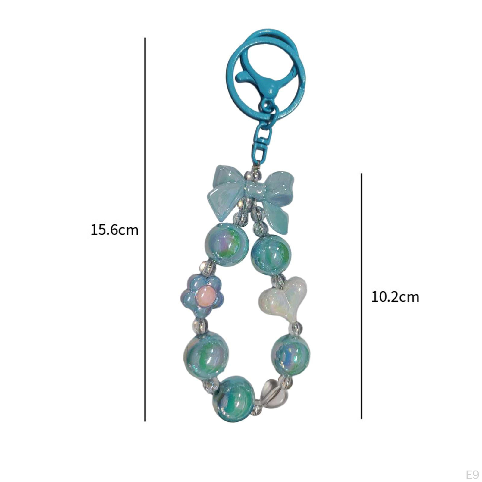 Браслет-ключ из бисера Автомобильная подвеска Кольца из бисера Карнавальные призы белый — фото 6