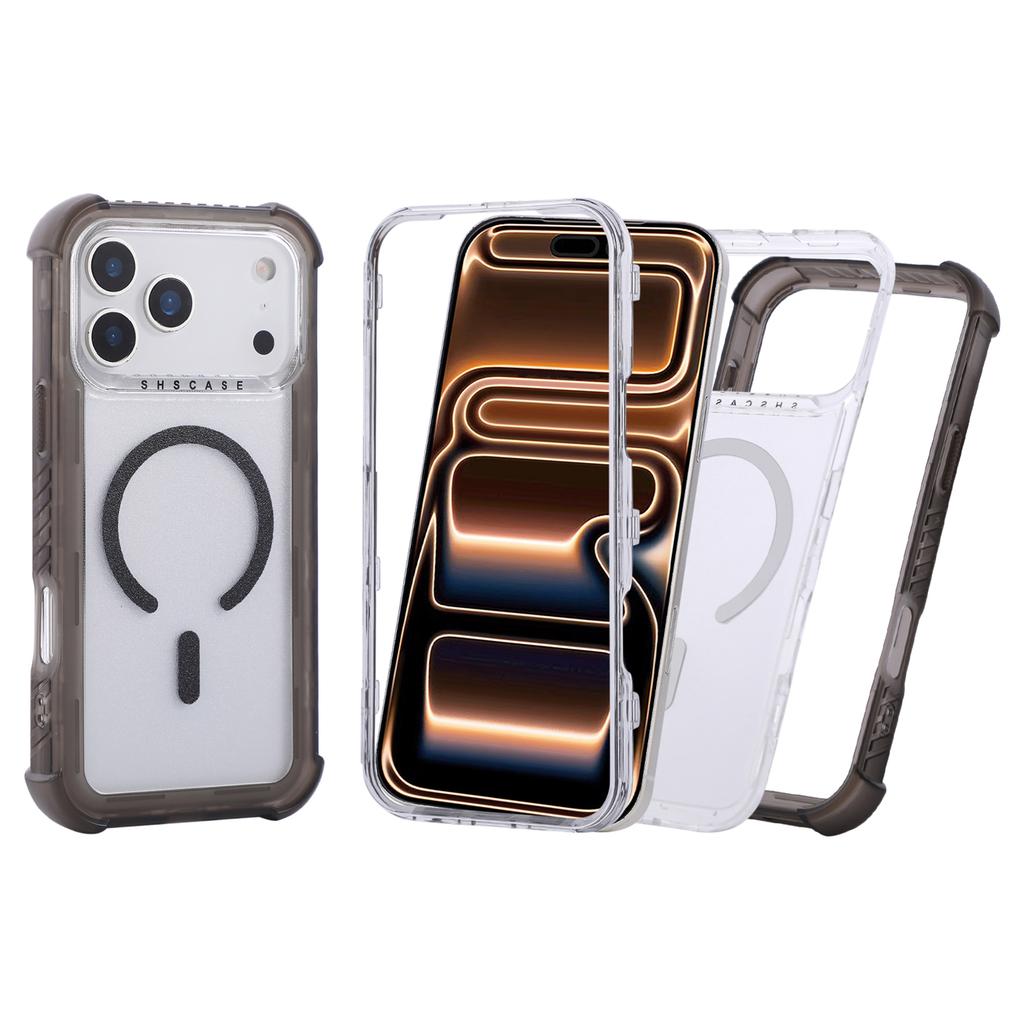 For iPhone 17 Pro Max Case Compatible with MagSafe 3 in 1 TPU + PC Shockproof Matte Phone Back Cover