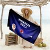 Soccer Player Action Beach Towel High Absorbency & Quick-Dry Comfortable Lightweight