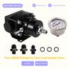 AN8 Fuel Inject Regulator Kit High Pressure Fuel Regulator With Boost Gauge Fuel Pressure Regulator