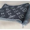 Used LOUIS VUITTON Light Blue Condition A Scarf