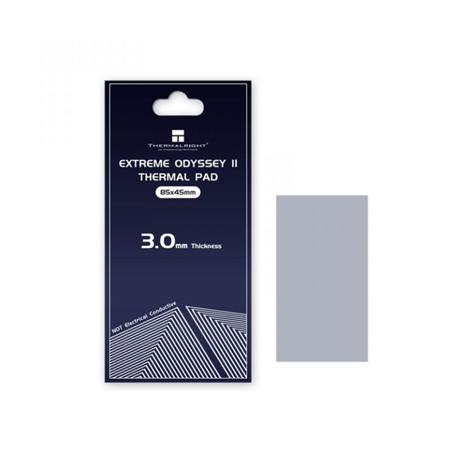 

Thermalright Thermal Pad EXTREME ODYSSEY II 85 x 45 Thermal Conductivity Official Japanese Distributor Multi-Purpose 3.0mm 12.8W/m-k сірий колір