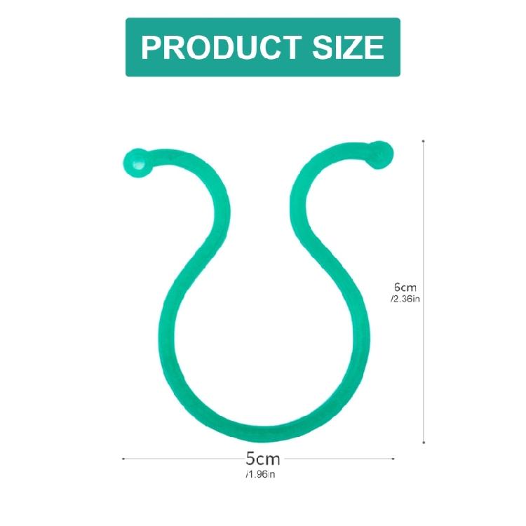 Climbing Plant Clips Reusable Garden Support Durable Plastic Ties for Vine Tomato Cucumber Indoor Outdoor Plant Organizer
