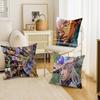 Anime JoJo Bizarre Maple Design Cushion Cover Happy Autumn Harvest Decor Holiday Decorati Pillow Cover