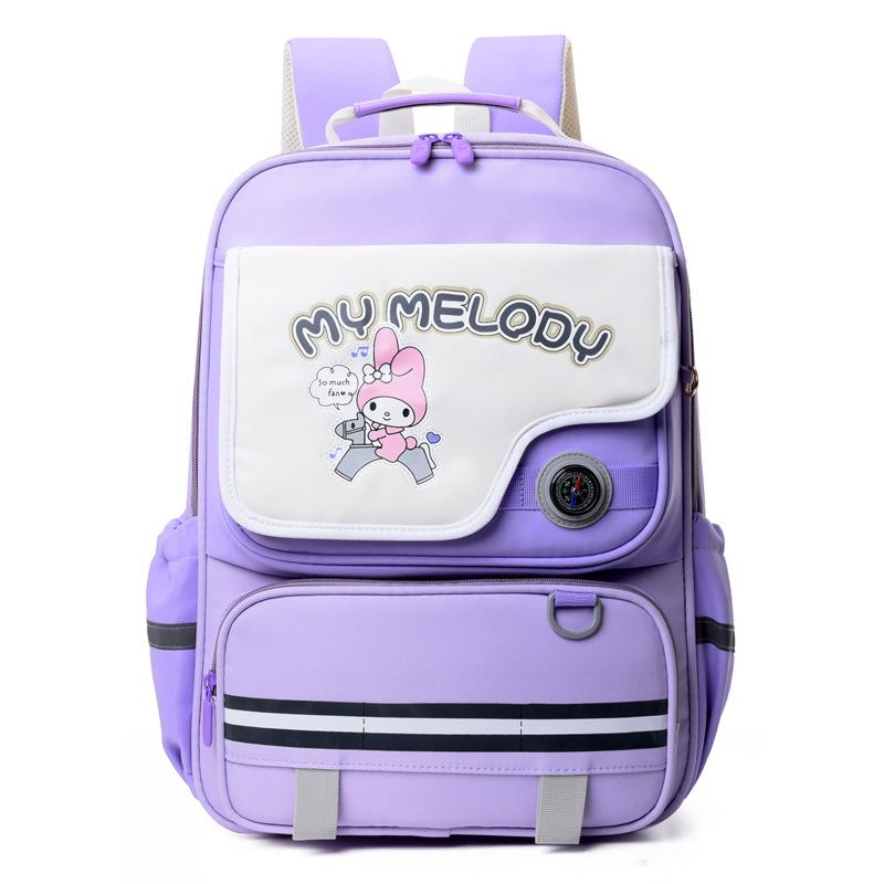

Children s bag cute cartoon new large-capacity primary school bag to reduce the burden of boys and girls backpack світло-фіолетового кольору