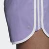 adidas Logo Print Mid-Rise Drawstring Sports Shorts Women Shorts Light-Purple HC1769