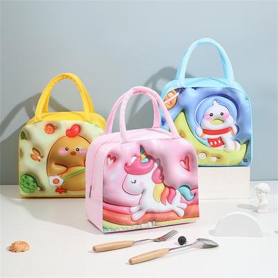 Lunchboxy z kreskówkową grafiką dla dziewczynek/chłopców Lunch Packed Box Termiczny piknikowy pojemnik do przechowywania żywności Bento Box Lunch Boxs na żywność