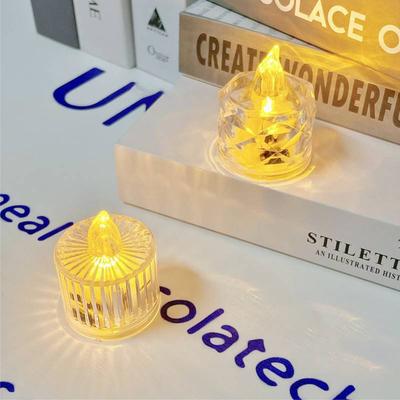 Mini Candle Lamp Bedside Night Light Romantic Proposal Qixi Festival Confession Scene Atmosphere Light