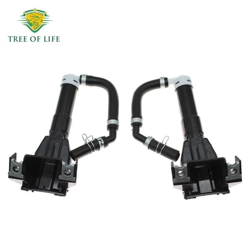 For Mitsubishi Outlander XL 2010 2011 2012 2013 Front Left/Right Bumper Headlight Washer Nozzle Headlamp  Cleaning Actuator