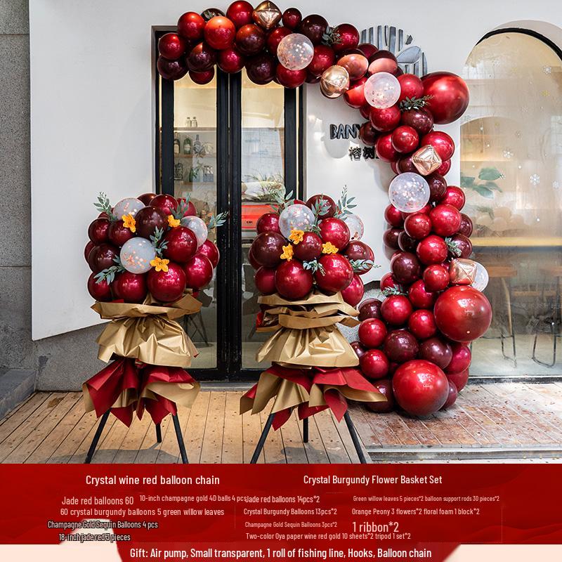 Balloon Flower Basket for Graduation Ceremony and Indoor Decoration