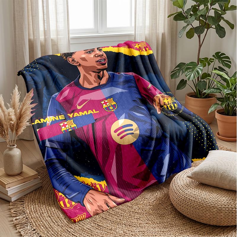 Inter Theme blanket Soft Flannel Blanket Plush Throw Blanket Cozy Sofa Bed Blanket for Home Decor