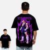 Dragon Ball TShirt Men Summer Vegeta Ultra Ego Purple Lightning Graphic Short Sleeve  Streetwear Loose Fit Anime Fan Top