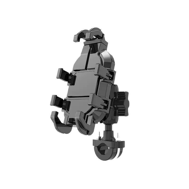 Shockproof Alloy Phone Mount for Motorcycle Handlebars & Mirrors