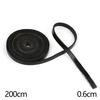 Universal 2Meters Single Sided Flat Cord Genuine Cow Leather Straps Strips DIY Clothing Making Bag Handles Belt Crafts Accessory