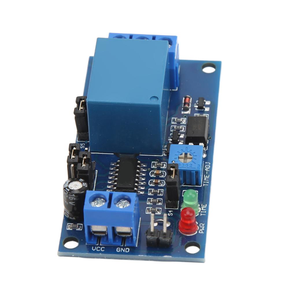 Time Delay Relay Module 5V PCB Timing Vibration Alarm Controller Board for Anti Theft System