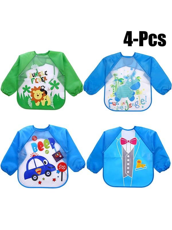 

Набор из 4 водонепроницаемых мультяшных футболок с длинным рукавом One Size