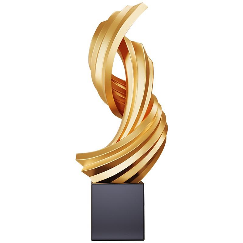 Modern Minimalist Resin Art Decor Sculpture Living Room TV Cabinet Shelf Decoration Gift Housewarming