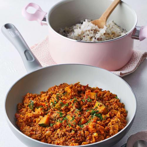 Greenpan Green Chef Frying Pan, 20cm, Induction Compatible, Ceramic Coating, Non-Stick Interior and Exterior, Easy to Clean, Toxic-Free, Earthy Color,