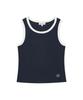 WACKY WILLY Women'S Basic Sleeveless Navy