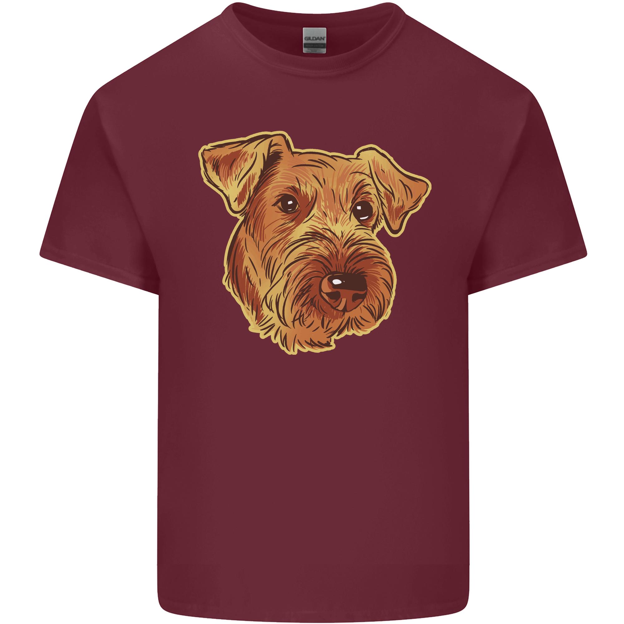An Airedale Terrier Bingley Waterside Dog Unisexs Light Cotton TShirt S