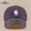 pc Everything is Fine Fried Cat Pattern Distressed Vintage Print Baseball Cap Sun Hat Comfortable Breathable Lightweight Trucke