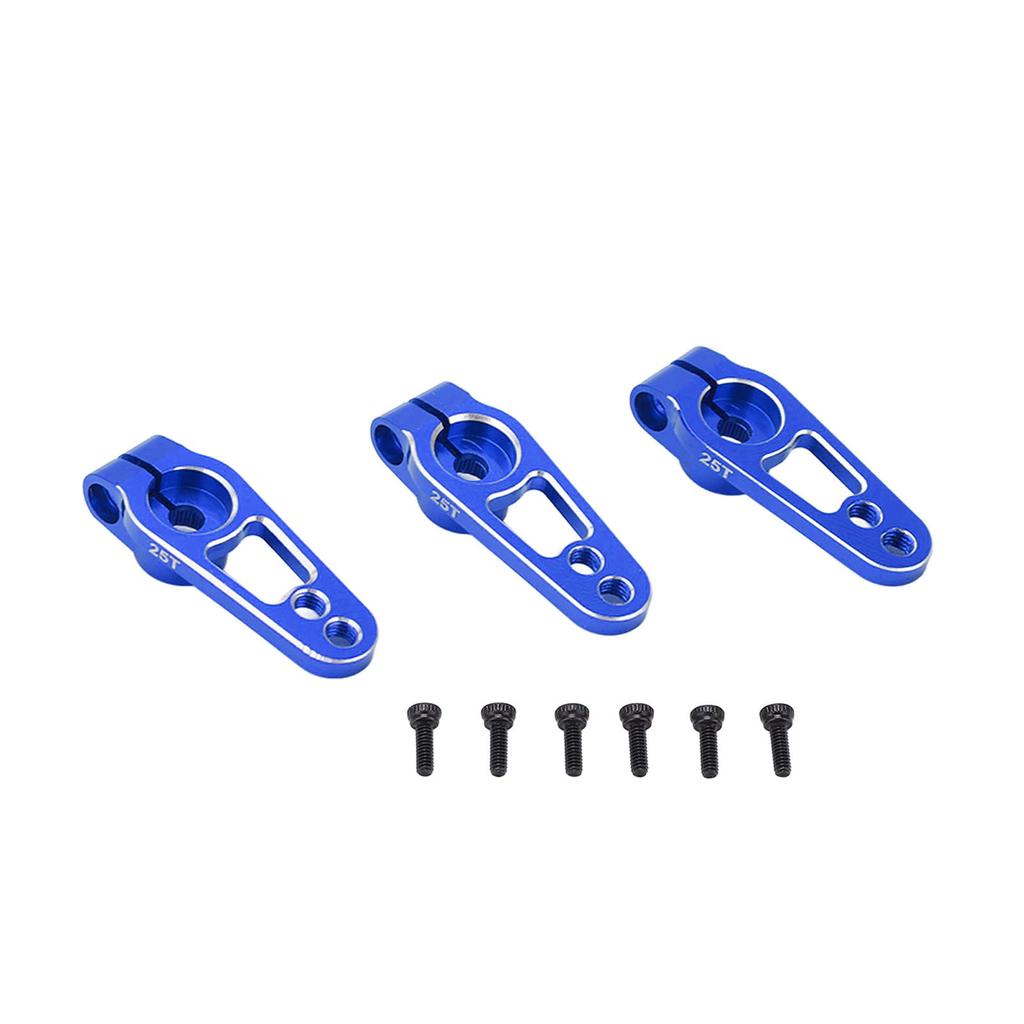 3pcsCelsiusset 25T Steering Servo Arms for 1Celsius10 Remote Control Car Aluminum Alloy Servo Arm