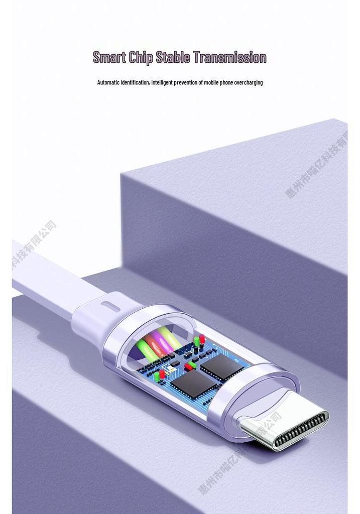 3A Fast Charging 3-in-1 Data Cable Gift Set - Compatible with Apple & Huawei