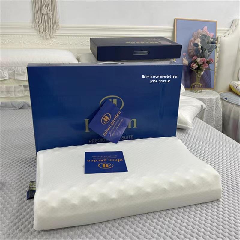 Hill Style Thai Latex Pillow - Comfortable Neck Support & Massage Gift