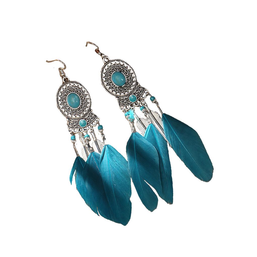 Böhmische Ohrringe Ohrhänger Stil 1 Paar mit klassischem Design Leichte Modeaccessoires Feiertags-Partydeko für Frauen Mädchen