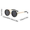 Round Adjustable Dimming Glasses 9 Level Dimming Fishing Sunglasses Outdoor Eyewear  Men Women