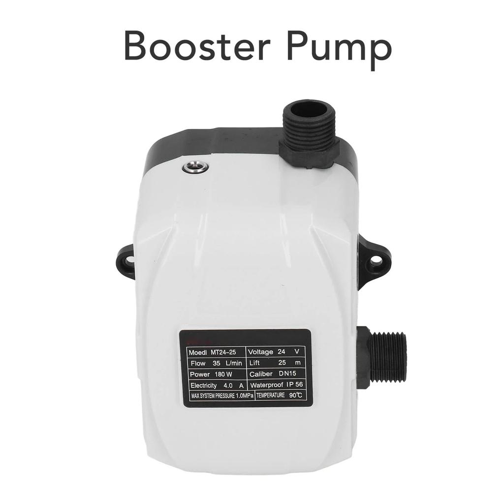 Booster Pump Water Pressure High 180W Automatic Water Booster Pump for Kitchen Sink Shower DC24V AC100‑240V Booster Pump