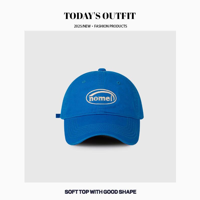 New Casual Versatile Letter Embroidered Baseball Hat for Women In Spring and Summer Korean Version Simple Sun Protection Baseball Cap for Men