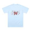Beabadoobee SCRIBBLE CAT T-Shirt Sommer Jugend Baumwolle Locker Kurzarm Unisex Oberteil Y2k Vintage Oversize Unseix Hochwertiges Komfort Oberteil