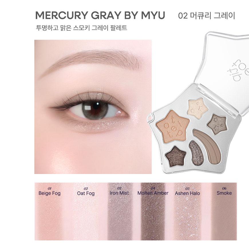 TIPTOE Wish Touch Eye Palette 6 Colors