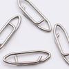 50Pcs Power Fishing Clip Fast Snaps Speed Clip Fishing Clip Connectors Stainless Steel Fast Change Connector