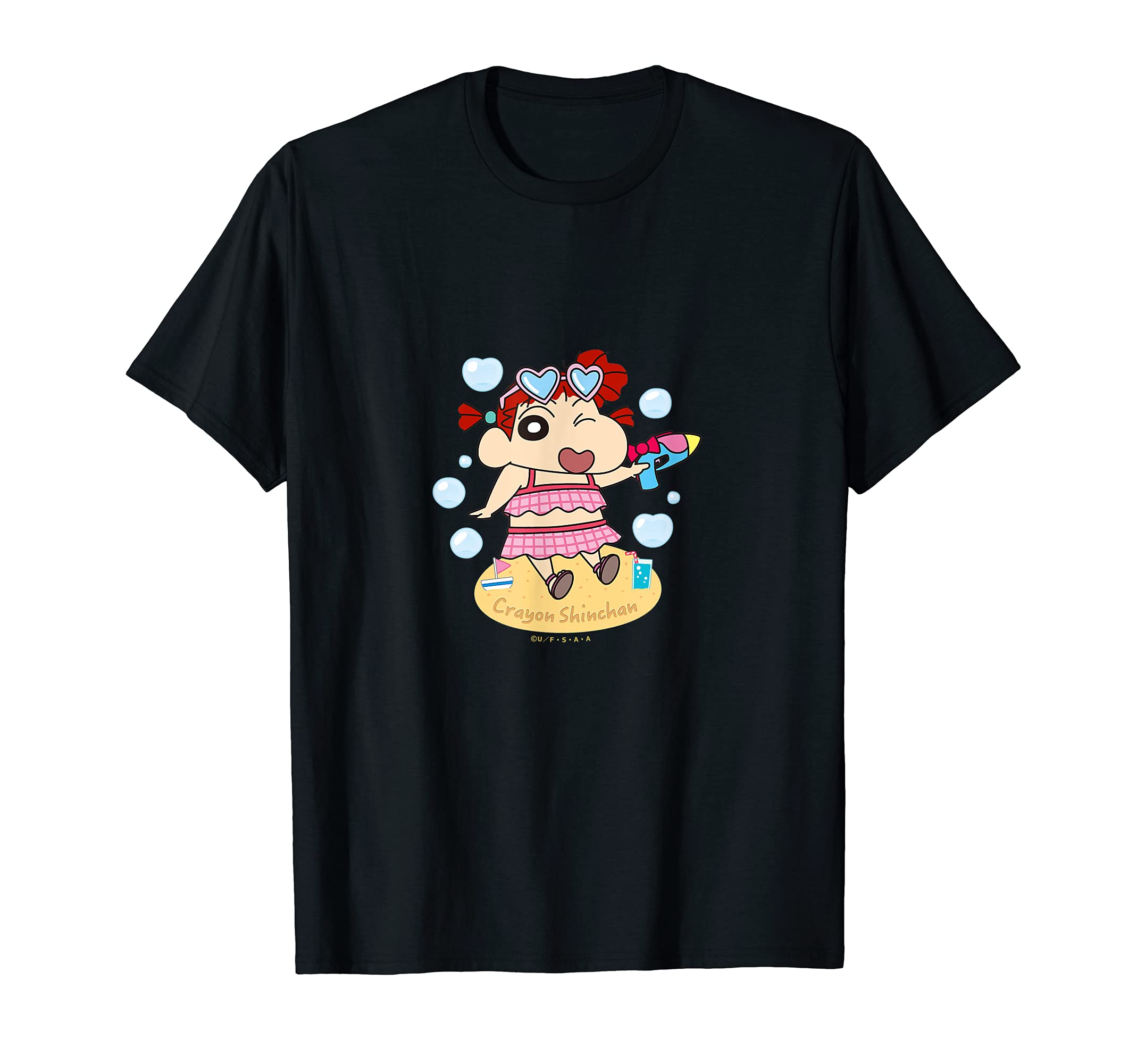 

Crayon Kasukabe Defense Shin-chan Force! Water! Nene-chan T-shirt чёрный