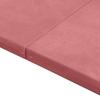 Folding Sofa Bed 140 x 67 x 45 cm Pink