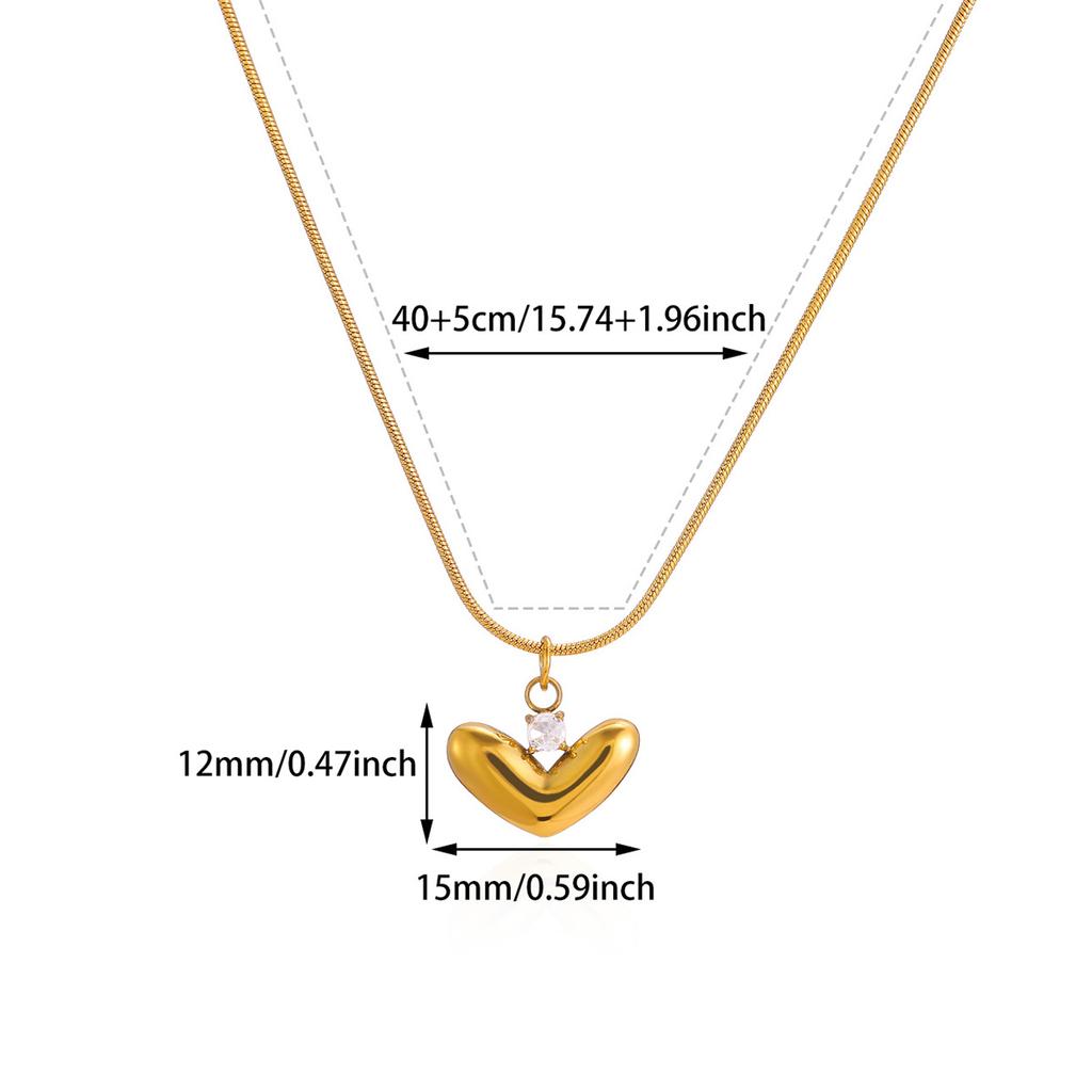 Exquisite Stainless Steel Four-Leaf Clover Necklace 18K Gold-Plated Pearl Flower-Shaped Necklace Classic Jewelry