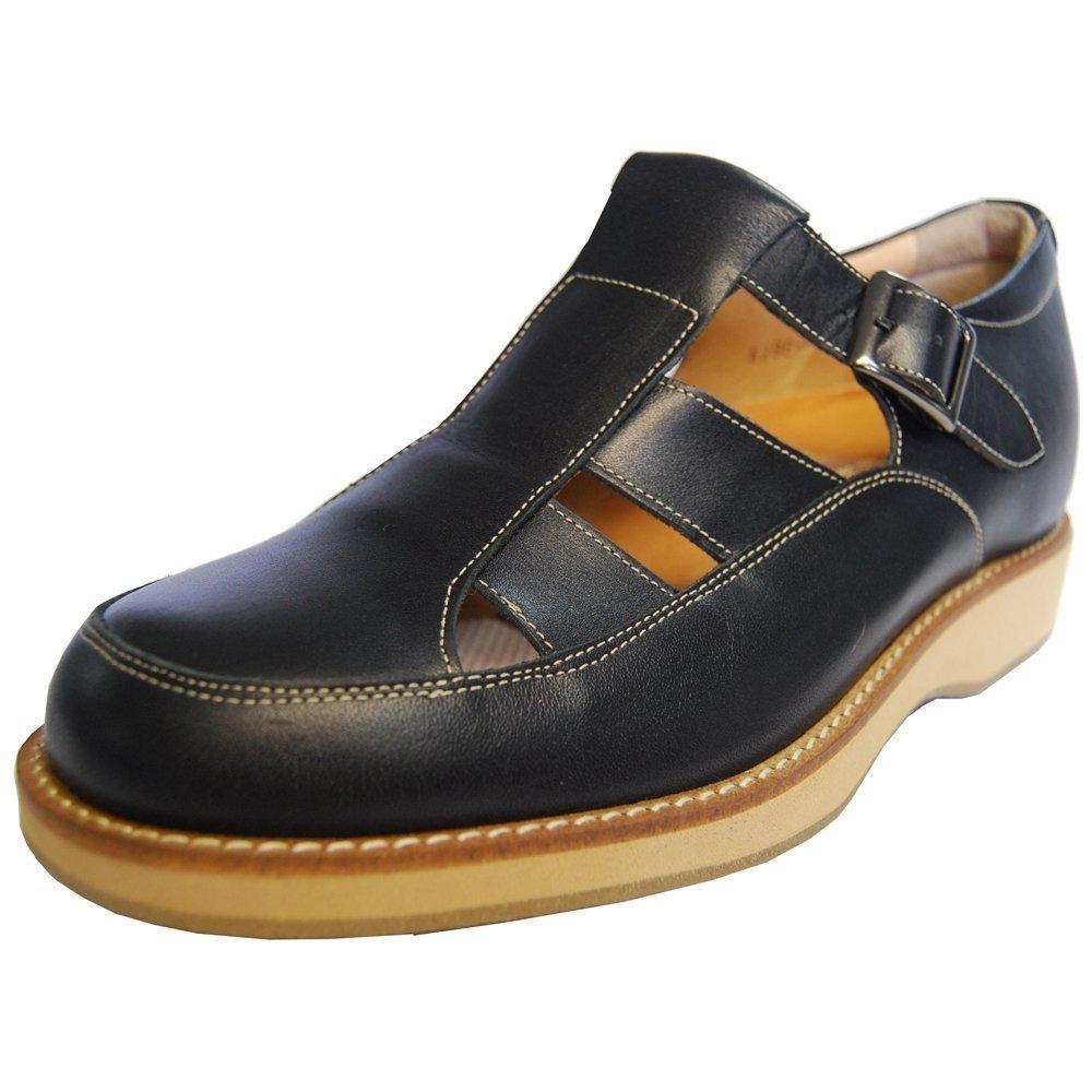 Shoe secret made in 24 cm [Kitajima Industry] Sandals, shoes, casual, Japan, breathable, non-stuffy, height-increasing, cowhide, wide, 5.5cm strap,