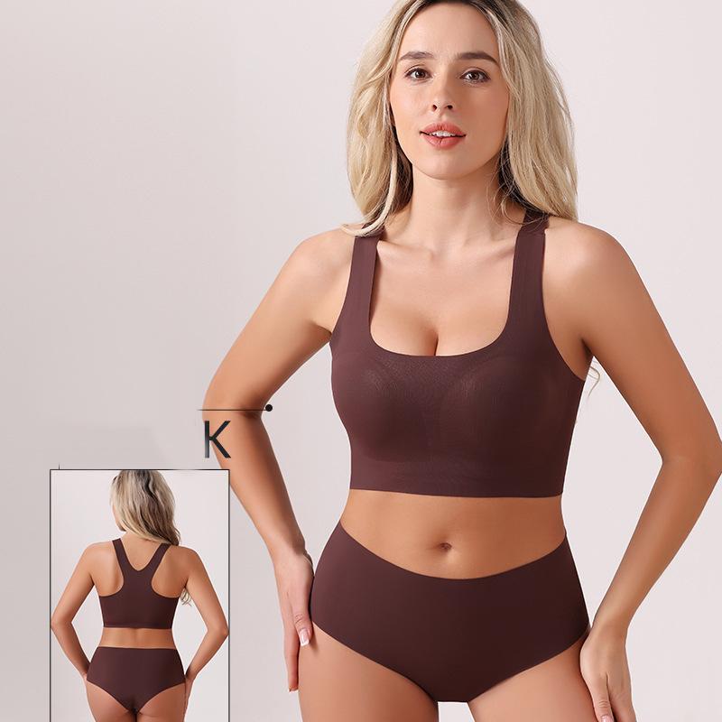 Sports Seamless Steel Rim Bra Female Sexy Gather Top Tank Top Women's Bra Underwear